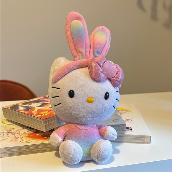 2014 Easter bunny Cute Pastel hello kitty TY Sanrio - Picture 1 of 2